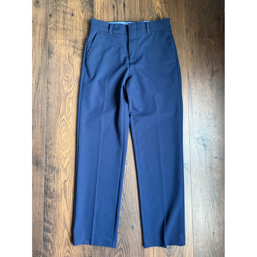 IZOD Boys Navy Blue Dress Pants Regular Fit Size 12 Regular 0034